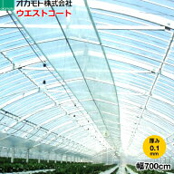農業用POフィルム　塗布型　ウエストコート NEO　厚さ0.1mm　幅700cm　ご希望の長さ(m)を数量で入力して…