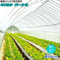 農POフィルム　キリヨケバーナル　厚さ0.1mm　幅800cm　(ご希望の長さを数量で入力ください)