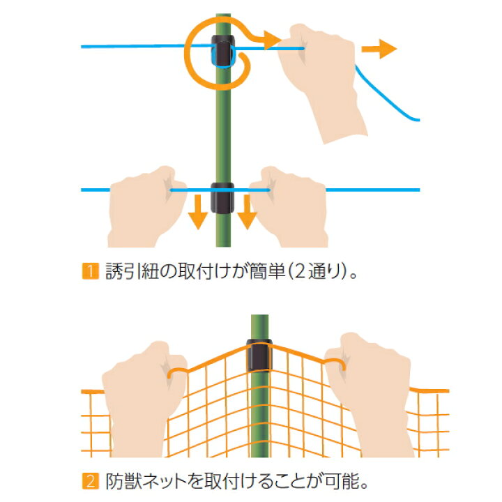 楽天市場】【P5倍】 タキゲン 支柱フック CP-643-2 20mm支柱用 100個 