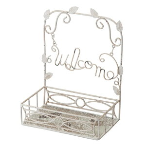 ウェルカムバスケット スクエア イシグロ 50190 ホワイト 【はこぽす対応商品】【コンビニ受取対応商品】