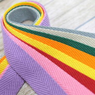 【1m単位のカット売り】綾テープ　アクリル（1mm厚×20mm巾）【ハンドメイド　ハイバンド　手芸　服飾　…