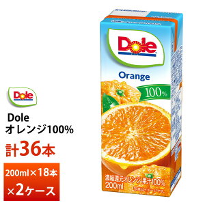 2P[XIׂ Dole IW 200ml×36{  ʏ`100 퉷ۑ ܂Ƃߔ  ݂ ~J IWW[X t[cW[X