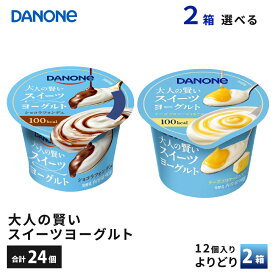 2ケースえらべる ダノンジャパン 大人の賢いスイーツヨーグルト ショコラフォンデュ チーズフロマージュ＆ハニー 90g×24個 送料無料 デザート チルド便 要冷蔵品