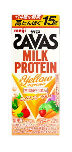 UoX ~bNXt[c 200ml×24{  ZAVAS pbN~NveC veChN  퉷ۑ ς15g ܂Ƃߔ  ^ _CGbg MILK PROTEIN +Yellow Ve