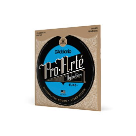 【クラシックギター弦】 ダダリオ D'Addario EJ46 Silver Clear Hard 正規品 クラシック ギター 弦