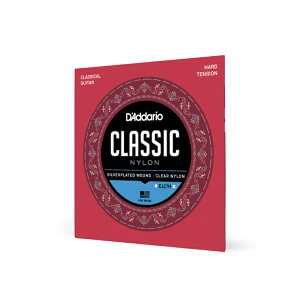 yNVbNM^[z __I D'Addario EJ27H Silver Wound Clear Nylon Student Hard Ki NVbN M^[ 
