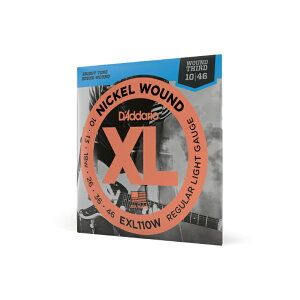 yGLM^[z __I M^[ D'Addario EXL110WRegular Light / Wound 3rd 10-46 XL NICKEL M[CgQ[W Eh GL GL M^[ 