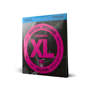 yGLx[Xz __I D'Addario EXL170M Medium Scale 45-100 XL NICKEL ~fBAXP[ Ki x[X 
