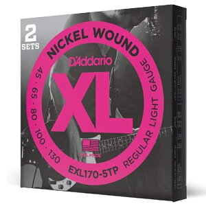 yGLx[X 2Zbgz __I D'Addario EXL170-5TP Long Scale 45-130 XL NICKEL 5x[X OXP[ 2ZbgpbN  Ki x[X 