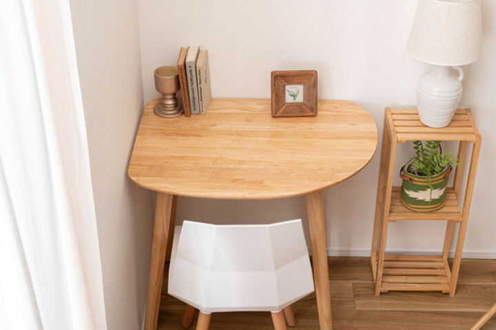 楽天市場】【ダイニングテーブル】 コンパクト 壁寄せ 壁付け 省  