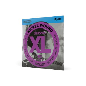 yGLM^[z__I M^[ D'Addario EXL120 Super Light 09-42 XL NICKEL X[p[Cg GL GL M^[ 