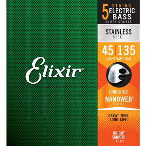 yGLx[XzElixir x[X 14782 5 NANOWEB LONG SCALE LIGHT MEDIUM 45-135 STAINLESS GNT[ R[eBO XeX nCNIeBTEh  x[X 
