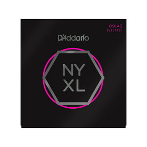 【エレキギター弦】ダダリオ ギター弦 D'Addario NYXL0942 Nickel Wound Super Light 09-42 エレキ弦 エレキ ギター 弦