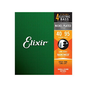 yGLx[XzElixir x[X 14002 NANOWEB 4 LONG SCALE 40-95 NICKEL PLATED GNT[ R[eBO nCNIeBTEh  x[X 