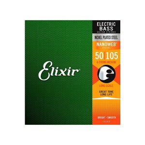 yGLx[XzElixir x[X 14102 NANOWEB 4 LONG SCALE 50-105 NICKEL PLATED GNT[ R[eBO nCNIeBTEh  x[X 