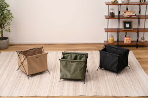 【バスケット】 フォールディング 仕切り付き 折り畳み 折りたたみ おしゃれ フォールディング コンパクト スリム 隙間収納 キャップ付き インダストリアル 底板付き 整理 持ち運び 軽量 軽