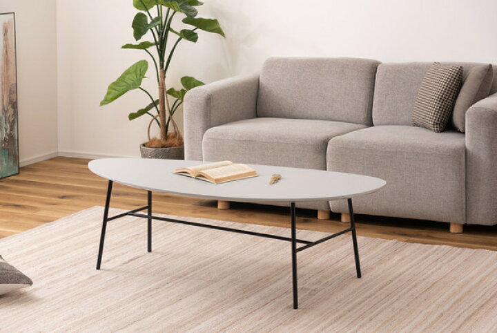 楽天市場】【リビングテーブル】 ホワイト サーフボード形 おしゃれ  