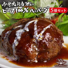 赤身焼肉店wiz ビーフ100％ハンバーグ150g 5個セット / 10個セット お取り寄せ 日田市 お中元 御中元 お歳暮 御歳暮 贈り物 ギフト 【クール】