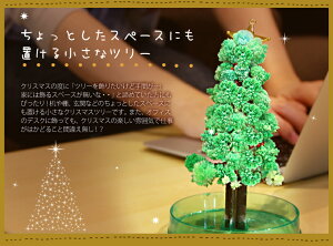 楽天市場 メール便 クリスマスツリー 卓上 マジック クリスマスツリー 12時間で育つ不思議なクリスマスツリー マジックツリー おとぎの国 おとぎの国