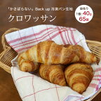 ぺったんこクロワッサン ベイクアップ クロワッサン 約40g 約65個 冷凍 パン生地 フランス産 業務用 【袋入り】