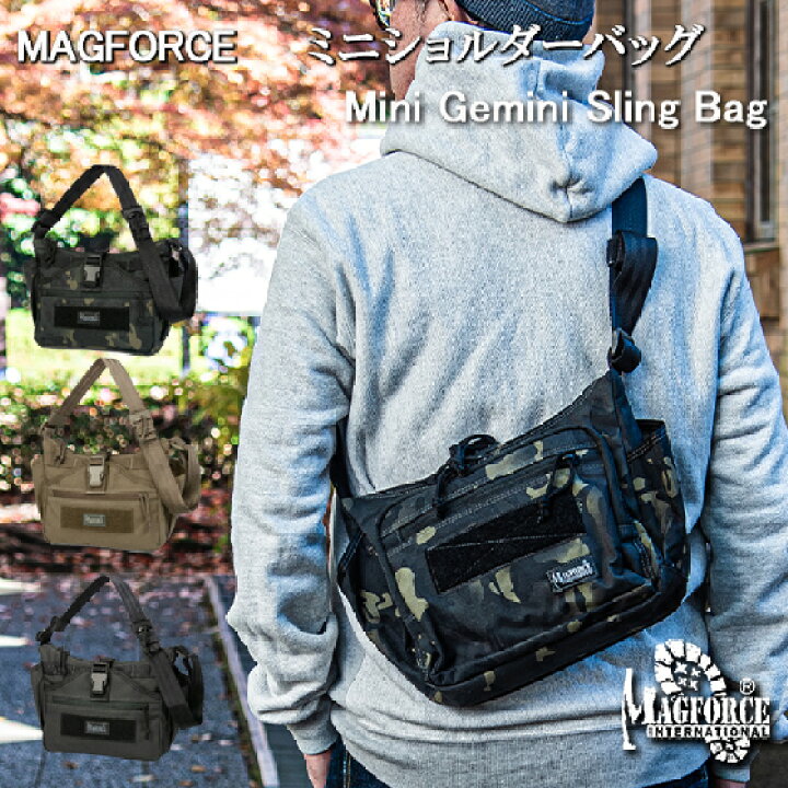 楽天市場】MAGFORCE マグフォース Mini Gemini Sling Bag ボディバッグ 