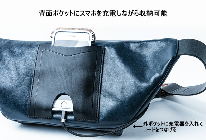 楽天市場】ボディバッグ メンズ 本革 イタリアン レザー 革 moblis 