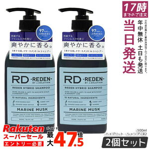�y2�Z�b�g�z���f�� �n�C�u���b�g�E�V�����v�[ R2 �}�������X�N �{�� 500ml REDEN �j�� �j���p �V�����v�[ �I�[���C�������V�����v�[ �X�J���v�P�A ����L�P�A �����X�C���V�����v�[ �������� 