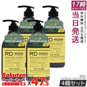 �y4�Z�b�g�z���f�� �n�C�u���b�g�E�V�����v�[ R3 �e�B�[���X�N �{�� 500ml REDEN �j�� �j���p �V�����v�[ �I�[���C�������V�����v�[ �X�J���v�P�A ����L�P�A �����X�C���V�����v�[ �������� 