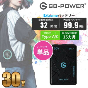 �y�݌ɕi�z ���M�W���p�� 30V GB430XPD2026 �ŐV GB-POWER �� GFX GFXS �� ��ƕ� �o�b�e���[�P�i �}���[�d �󒲃E�F�A EF�E�F�A ���啗�� ��ƒ� �ނ� �L�����v �M���Ǒ΍� 30v �� ��p �S���t
