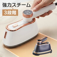 【COUPONで3,980円】 スチームアイロン アイロン ハンディ 衣類スチーマーハンディアイロン 1台3WAY 18g/…