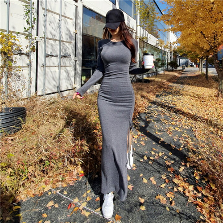 楽天市場】ロングワンピース タイトワンピース 姫系ワンピース ドレス  