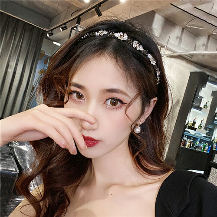 楽天市場 あす楽対応 ヘッドアクセサリー 気質 百掛け Sweet系 姫系 お嬢様 ヘアバンド ヘッドバンド ヘアピン プレスヘア カジュアル 上品 大人 かわいい おしゃれ フォーマル 二次会 結婚式 お呼ばれ 韓国ファッション One Piece Dress