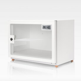 ＼限定クーポンで11,800円／ シリーズ累計160万台突破！ 防湿庫 カメラ Re:CLEAN リクリーン 25L ホワイト 白 小型 デジタル湿度計 カビ対策 レンズ 保管 自動除湿 ドライキャビネット トレカ RC25L-WH カメラ用周辺機器 アクセサリー テレビ オーディオ
