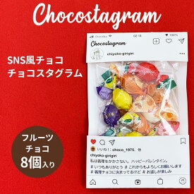 チョコスタグラムチョコ フルーツチョコ入り SNS風チョコ プチギフト おもしろお菓子 季節商材の為 訳あり わけあり 訳アリ