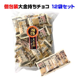 おもしろお菓子 大金持ちチョコ個包装チョコレート 12袋(1c/s)一万円札風チョコ お札チョコ お金チョコ　お配りチョコ 面白チョコ プチギフト ノベルティお菓子 販促チョコ 販促お菓子 おもしろ景品お菓子