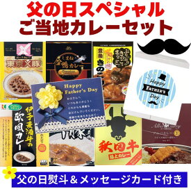 遅れてごめんね 父の日カレーギフト 父の日スペシャルご当地カレーセット 造花 メッセージカード付き 父の日限定 カレーライス ギフトセット 無料 カレー お父さん ありがとう レトルトカレー詰合せ 贅沢カレー 父の日限定【コンビニ受取対応】
