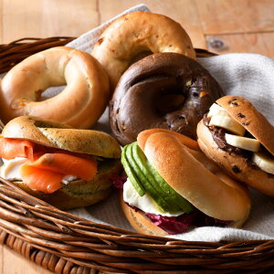 北海道産ゆめちから100% お試しベーグルセット 送料無料 トライベッカ・ベーカリー