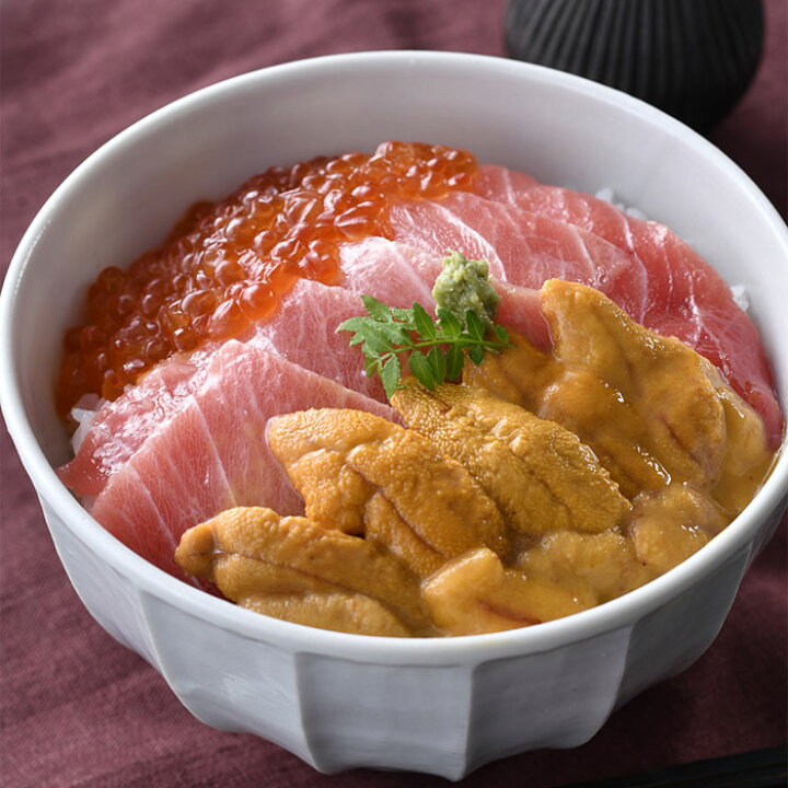 楽天市場】大トロ海鮮セット（本マグロ大トロ、ウニ、イクラ） 鮪 うに 