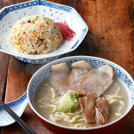 オーモリラーメン 豚骨醤油ラーメンとコシヒカリチャーハン（各3食入）とんこつ トンコツ 豚骨 しょうゆ らーめん 焼飯