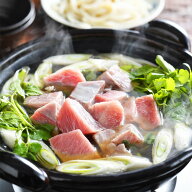 カマトロ鍋 天然メバチ鮪 うどん 特製出汁スープ付 東京 赤坂 山形 割烹 赤坂あじさい