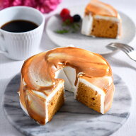 キャラメルシフォンケーキ スイーツ ケーキ 洋菓子 国産 小麦 玉子 滋賀 カフェ おやつ ティータイム 母…