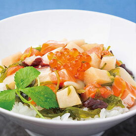 たっぷり海鮮丼の具6パック 海鮮 海の幸 メカジキ しゃけ いくら いか たこ 三陸産めかぶ 父の日 母の日 ギフト 御歳暮ギフト