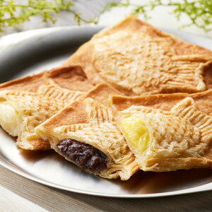 果香音-かかお- 北海道十勝クロワッサン鯛焼き3種セット つぶあん ミルク カスタード ギフト 父の日 母の日 お中元 お歳暮 ギフト