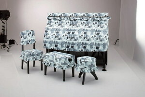 1 ぴったり H-GP 「ピアノクロスおまけいたします」 インポートプリントタイプ/ハーフカバー・プリント アルプス製   音手箱