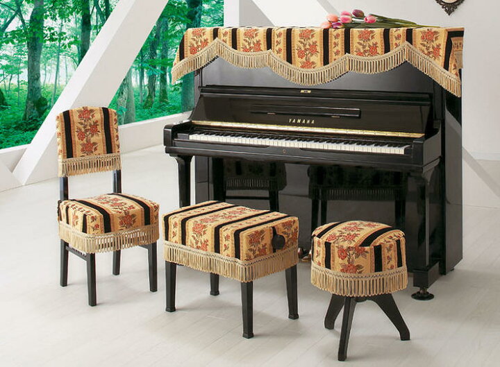 楽天市場】インポートタイプ ピアノ高低椅子カバー（画像中央）G-120-CS 60以上 : 音手箱