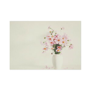 セール198円→158円に ポストカード コスモスと花瓶 pcr-105 フロンティア お花雑貨 音手箱