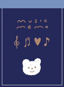 89522 ミニメモ ミュージックメモ ホワイトベア 甲南 音手箱