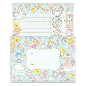 LS-156693 たけいみき  レターセット くるみ割り人形  Miki Takei Collection クローズピン 音手箱