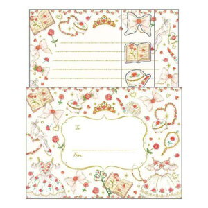 LS-156691 たけいみき  レターセット フローラの目覚め Miki Takei Collection クローズピン 音手箱