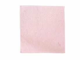 ・K20237-P 音楽物語ト音記号刺繍付ウォッシュタオル（ピンク）袋入 　発表会記念品にもいかがでしょうか？　神無月